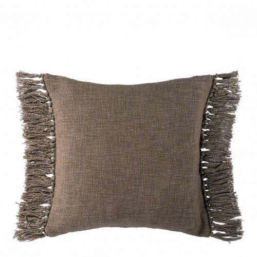 Housse de coussin PAULA en velours irisé - Taupe - 50 x 50 cm