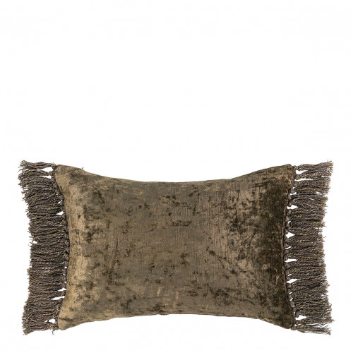 PAULA Cushion Cover in Iridescent Velvet - Taupe - 60 x 40 cm