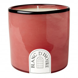 Scented Candle in Magenta Glass - Palais d'Encens - Large Size - 1.5 kg