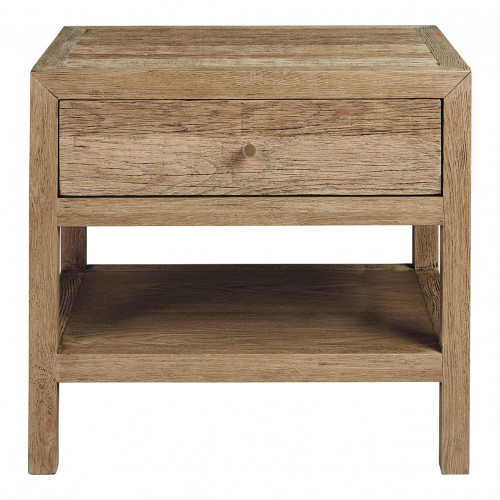 MARCELLE Light Oak Nightstand