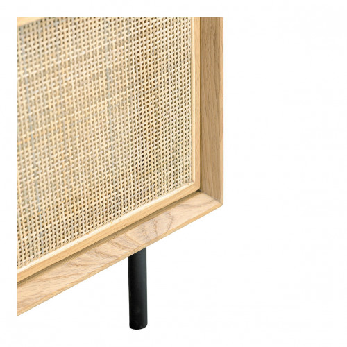 AUGUSTIN Light Oak and Caning Dresser