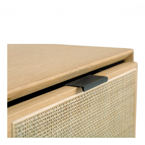 AUGUSTIN Light Oak and Caning Dresser