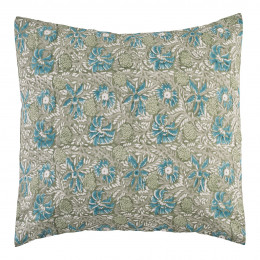 Housse de coussin JUNGLE en coton - Mousse - 50 x 50 cm