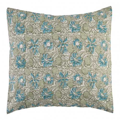 Housse de coussin JUNGLE en coton - Mousse - 50 x 50 cm