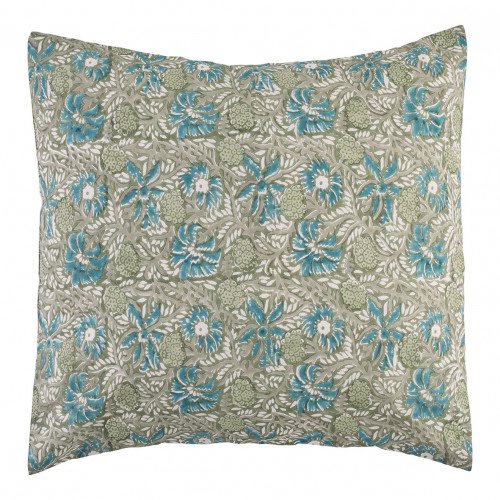 Housse de coussin JUNGLE en coton - Mousse - 50 x 50 cm