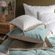 Housse de coussin MATTÉO en velours de coton - Blanc - 30 x 40 cm