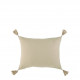 Housse de coussin MATTÉO en velours de coton - Bleu aqua - 30 x 40 cm