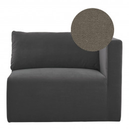 LOU Sofa in Linen - Taupe - Right Module