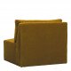 Canapé LOU en velours - Safran - Module central - L. 91.5 cm