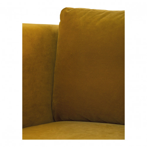 LOU sofa in velvet - Saffron - Left module