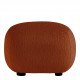 Pouf LISETTE en bouclette - Terracotta