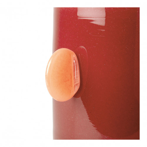 PIPA Vase in Glass - Raspberry