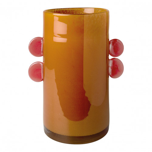 PIPA Vase in Glass - Orange
