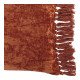 Housse de coussin PAULA en velours irisé - Orange brûlé - 60 x 40 cm