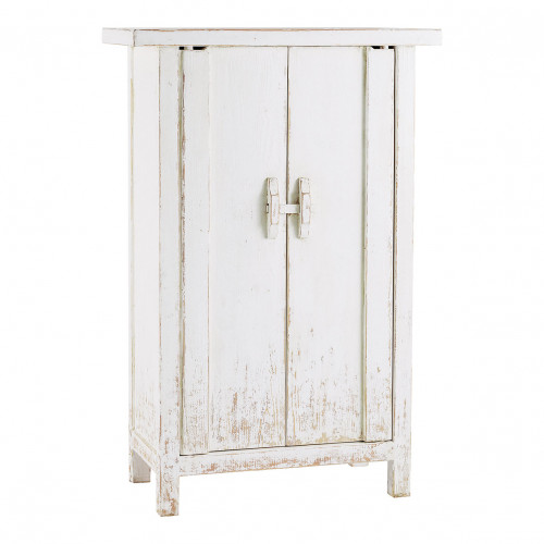 Buffet BAO en orme recyclé - Blanc