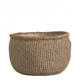 CIKA Planter in Beige Cement - Small Size - 39 x 37 x 24 cm
