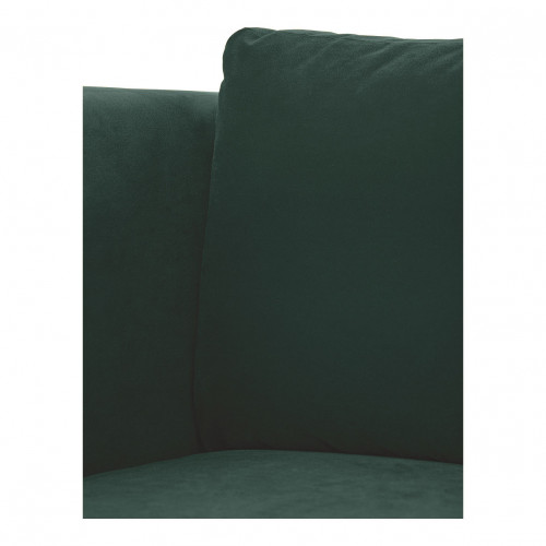 LOU Sofa in Cotton Velvet - 3 Modules - L. 297 cm - Forest Green