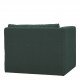 Canapé LOU en velours de coton - 3 modules - L. 297 cm - Vert forêt