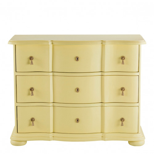 Commode CARLOTTA - Petit modèle - Jaune pastel