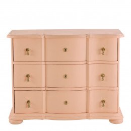 Commode CARLOTTA - Petit modèle - Rose pastel