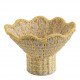 Coupe décorative HOKA en corde de papier - Naturel et curry - ø 36 cm