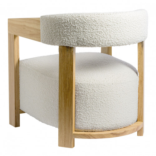 Fauteuil ARSÈNE en bouclette - Crème Fauteuil ARSÈNE en bouclette - Crème