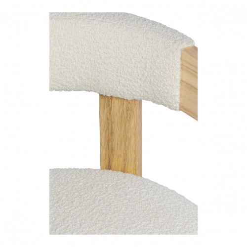 ARSÈNE Armchair in Bouclé - Cream