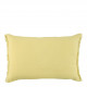 Housse de coussin CHLOÉ en lin lavé - Jaune pastel - 60 x 40 cm