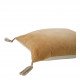 Housse de coussin MATTÉO en velours de coton - Abricot - 30 x 40 cm