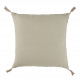 Housse de coussin MATTÉO en velours de coton - Abricot - 50 x 50 cm