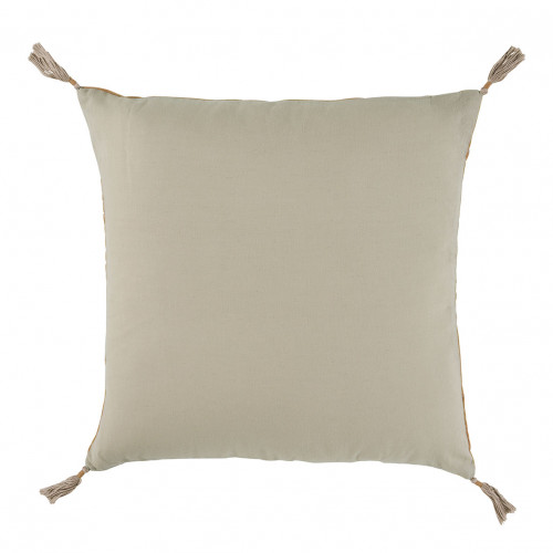 MATTÉO Cotton Velvet and Linen Cushion Cover - Apricot - 50 x 50 cm