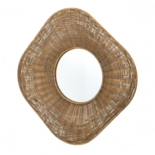 ISIS Mirror in rattan and metal - H. 100 cm
