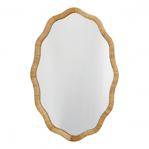 LOLA Mirror in rattan - H. 90 cm