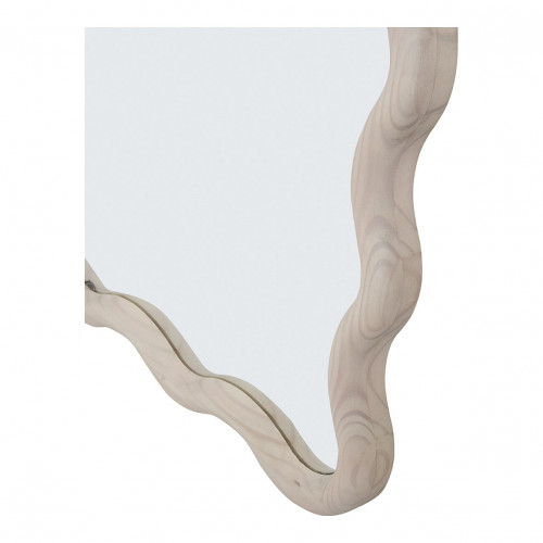 LUMIA Mirror in whitewashed wood - H. 100 cm