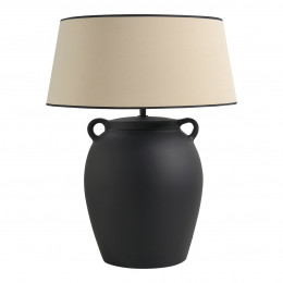AMPHORE Lamp base in ceramic - ø 29 x 44.5 cm - Black