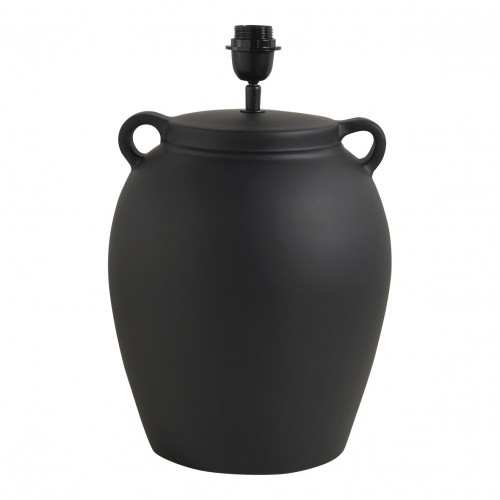 Pied de lampe AMPHORE en céramique - ø 29 x 44,5 cm - Noir Pied de lampe AMPHORE en céramique - ø 29 x 44,5 cm - Noir