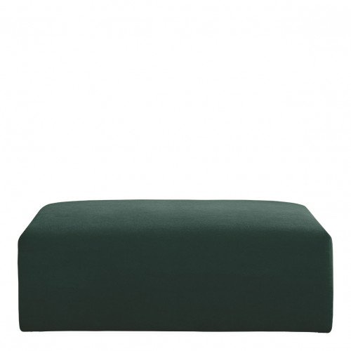 Pouf LOU en velours de coton pour canapé LOU - Vert forêt