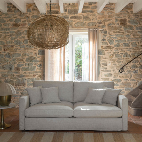 NAKISHA pendant light in rattan - ø 65 x 48 cm