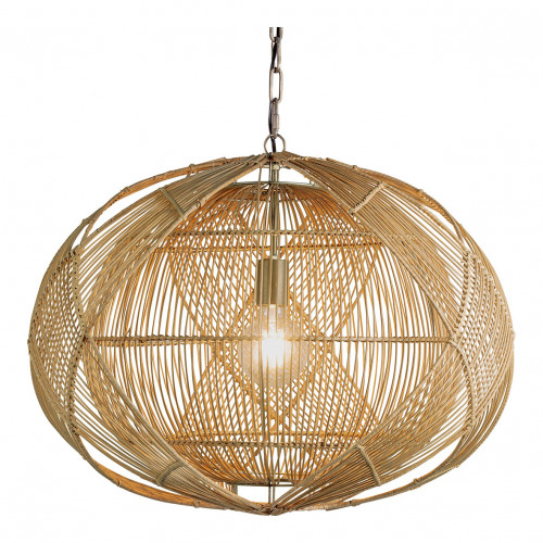 NAKISHA pendant light in rattan - ø 65 x 48 cm
