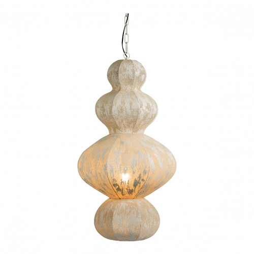 Suspension SORA en tissu et métal - Crème - ø 49 x 84 cm