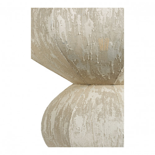 SORA pendant light in fabric and metal - Cream - ø 49 x 84 cm