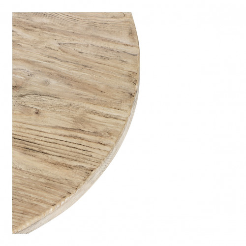 BAO coffee table in recycled elm - Large model - ø 105 cm - Natural