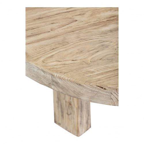 BAO Coffee Table Recycled Elm - Small Model - ø 80 cm - Natural