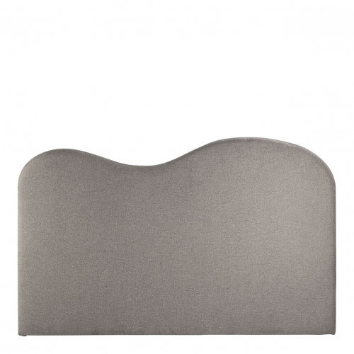 SÉRÉNA Headboard in Fabric - Grey - 201 x 11 x 125 cm