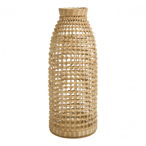 UMALA Vase in Rattan and Metal - Large Model - H. 77 cm
