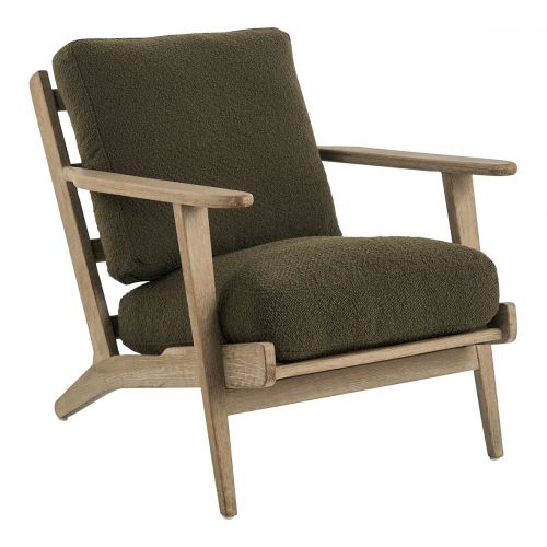 JULES Boucle Armchair - Khaki