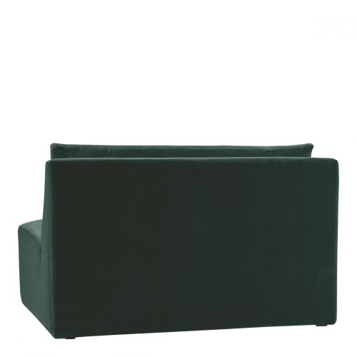 LOU Cotton Velvet Sofa - Forest Green - Central Module - L. 130 cm