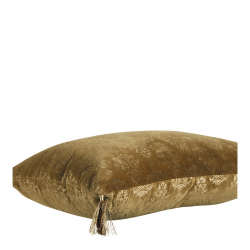 Housse de coussin AURORE en velours - Bronze et doré - 60 x 40 cm