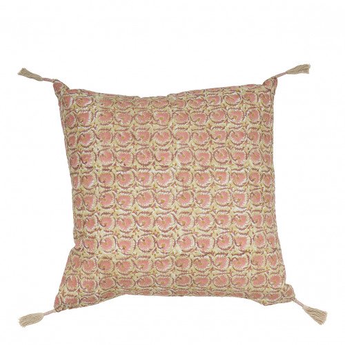 Housse de coussin FLORA coton - Rose - 50 x 50 cm Housse de coussin FLORA coton - Rose - 50 x 50 cm