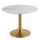 Table basse CHARLOTTE ronde en marbre - ø 60 x 46 cm